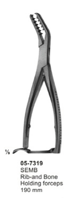 Rib Holding Forceps, Bone Cutting Forceps, Rib Rongeurs